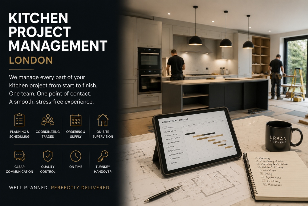 kitchen installations project management London