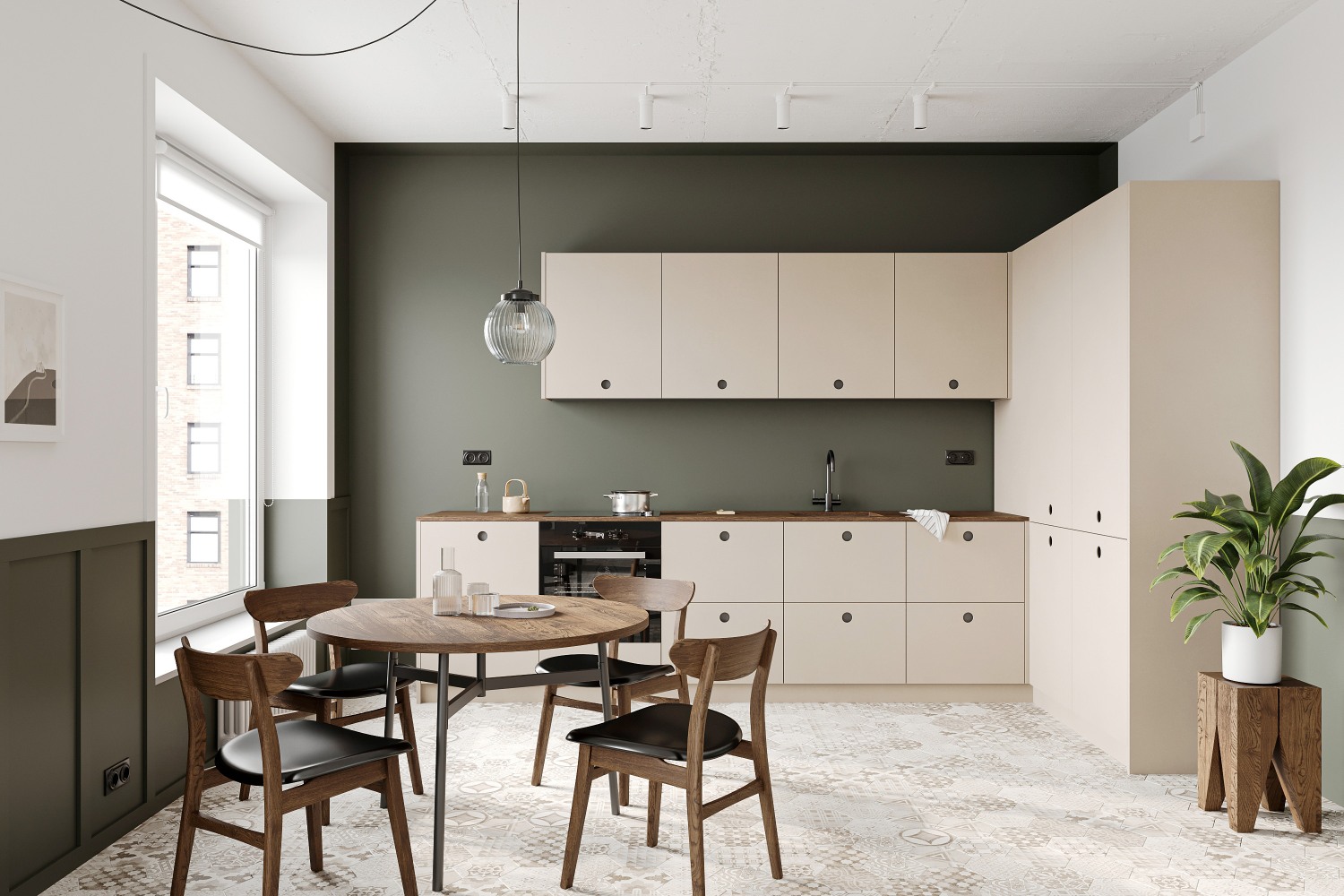 Linoleum fitted kitchens London