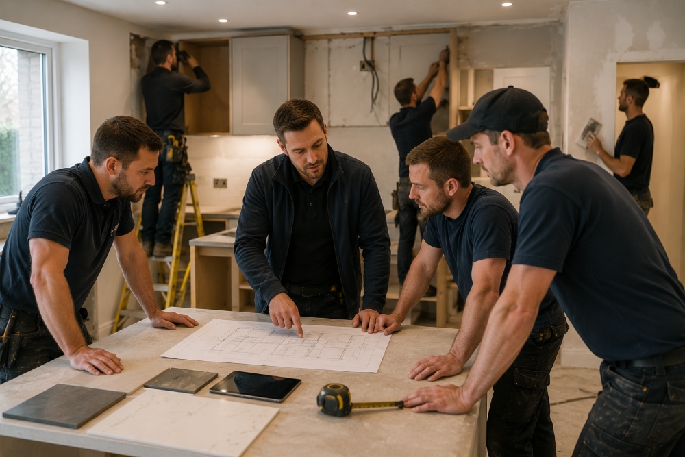 turnkey Kitchen Installations in London, project management