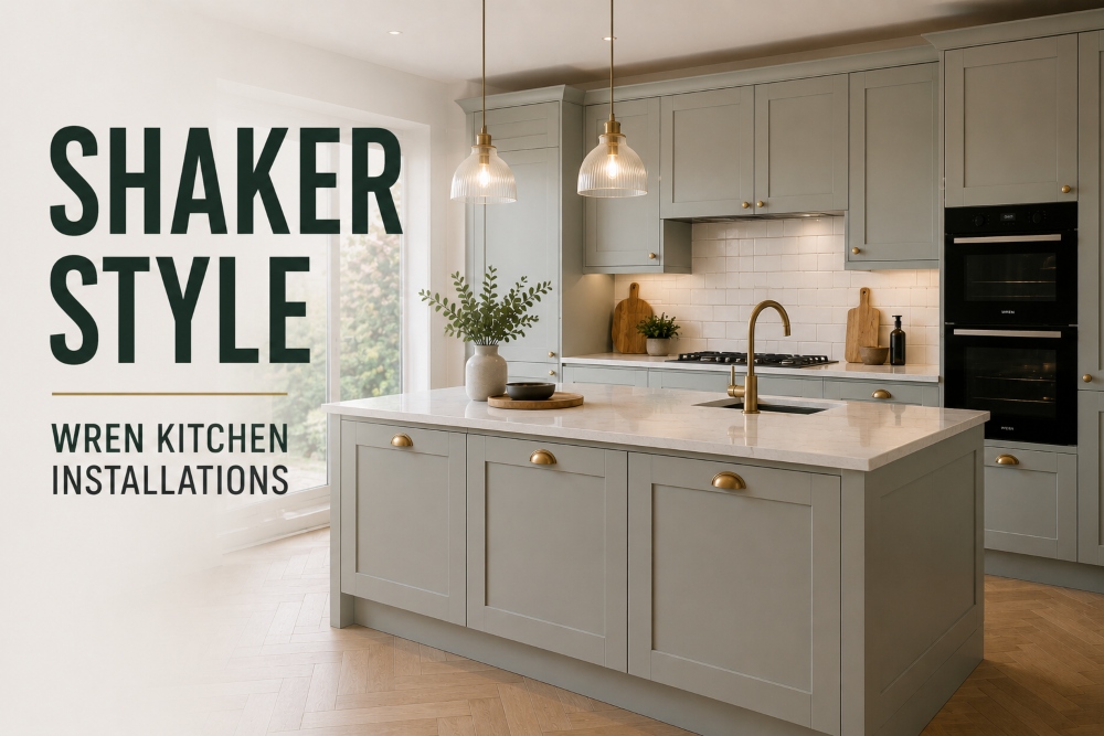 Fitted Wren Shaker Style Kitchen Installations in London