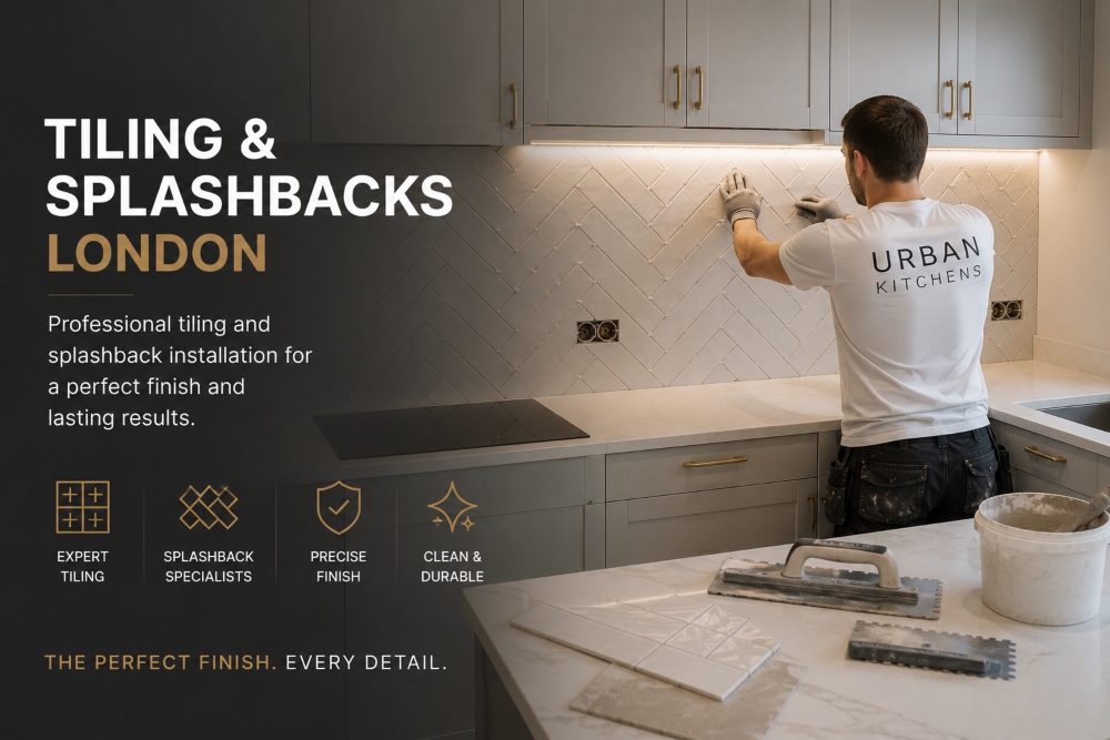 tiling and splashbacks for kitchen installations in London